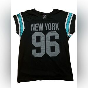 2 for $20 Women’s short sleeve jersey sports blue black size small S